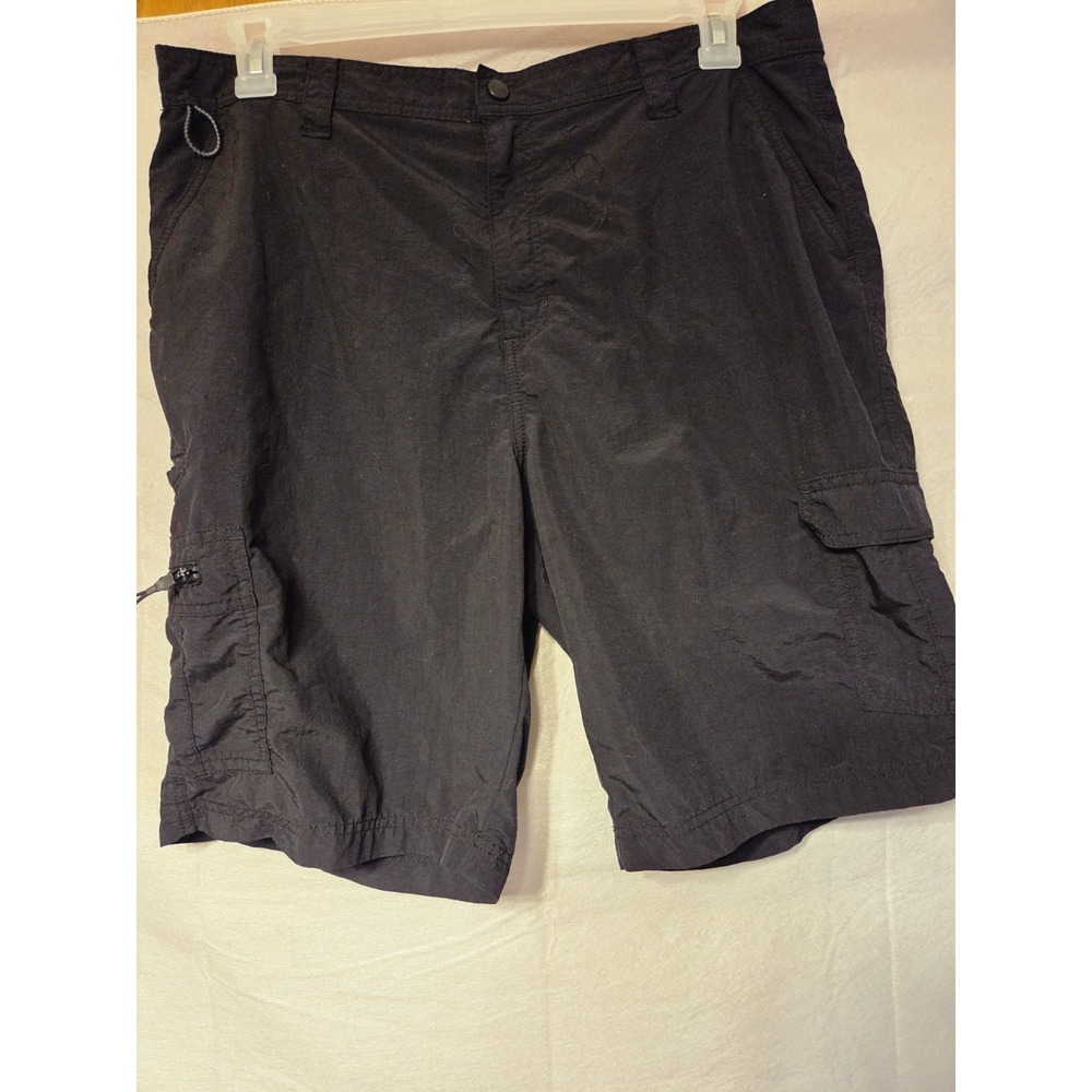 Ocean +Coast Men's 38  Black 9 Inch Chino Shorts With Zip‎ Pocket